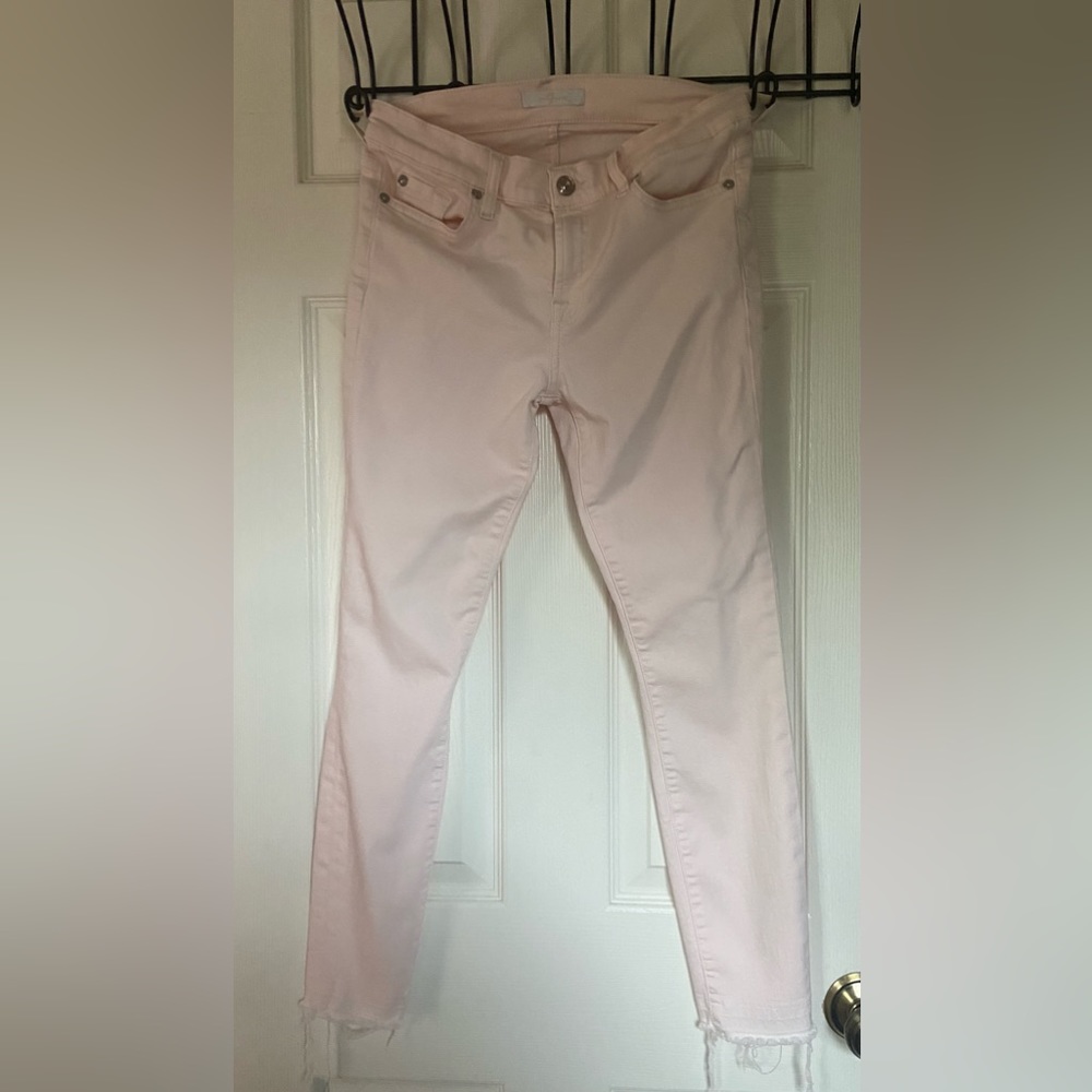 7 For All Mankind - Size 27 - Blush Pink Jeans - Picture 2 of 4